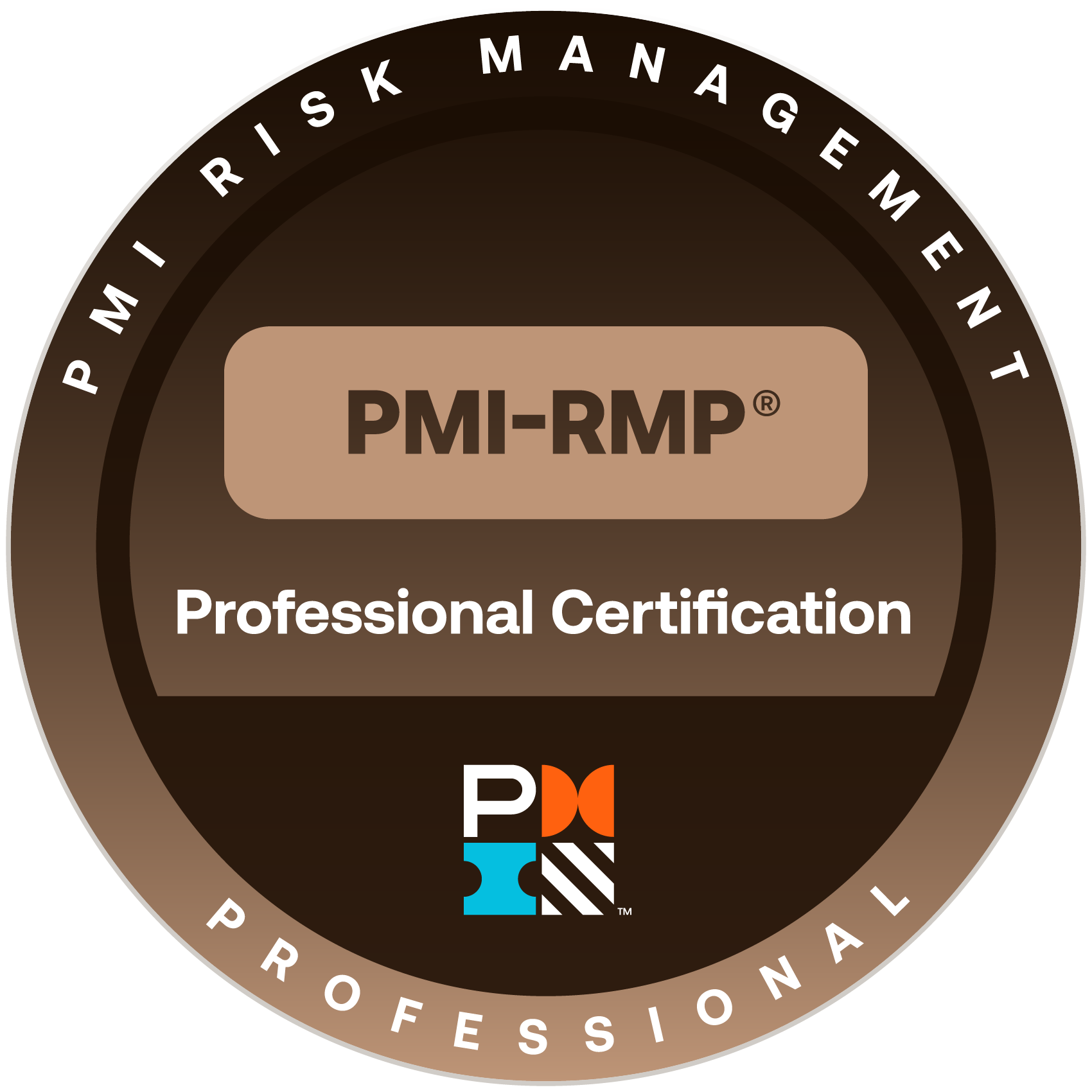 Official PMI-RMP Professional Certification badge