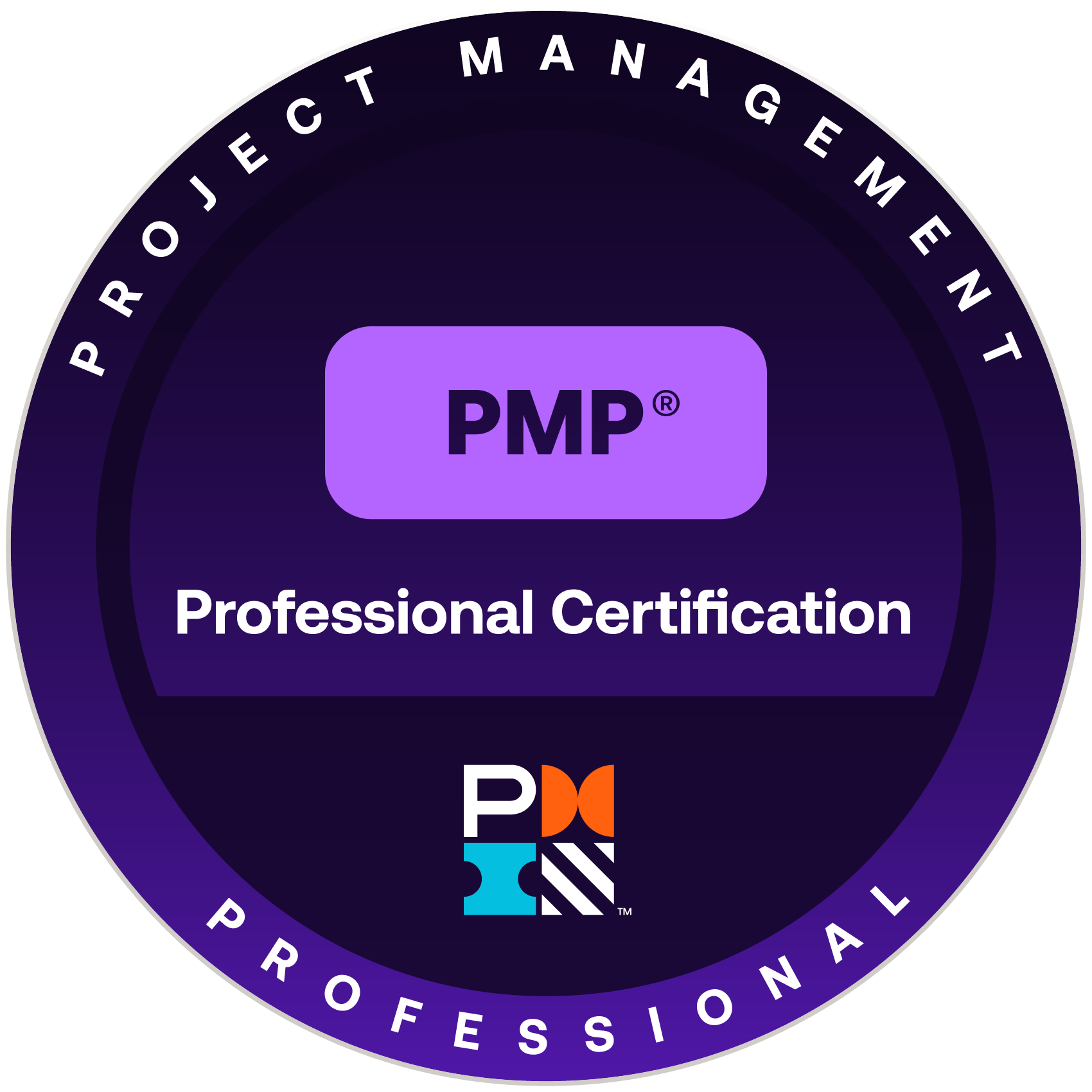 Official PMP Professional Certification badge